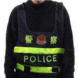 Dingwang Custom Black Green Polyester Mesh Fabric Reflective Safety Vest