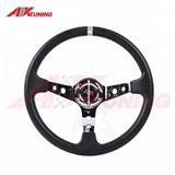 350 mm AKtuning Suede Leather Deep Corn Drifting comfortable Steering Wheel