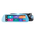 Android 5.1 Good Performance 7-inch 4G Dash Cam Car DVR Rearview Mirror Car Black Box Front and Back Camera