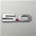 5.0 ABS Plastic Fender Side Car Badge Emblem Sticker