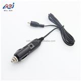 Car cigarette lighter plug adapter to dc power cable