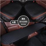 PU/PVC leather backless 3pcs embroidery car seat cover universal fit full sets 5 seat auto accessories seat cushion