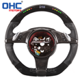 LED Carbon Fiber Steering Wheel Compatible with Porsche model  OHC MOTORS
