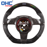 LED Carbon Fiber Steering Wheel Compatible with Porsche model  OHC MOTORS