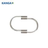 High tensile galvanized round u bolts with nuts