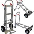 3 in 1 heavy duty four wheels aluminium folding dolly tool carts hand sack truck trolleys