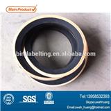 Back white rubber coated v-belts