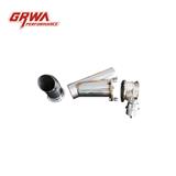 Exhaust muffler vacuum control exhaust with valve cutout