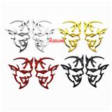 3D Metal Emblem Car Fender Side Badge Stickers Fit For DODGE RAM Mopar Challenger SRT SRT8