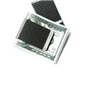 Free shipping Aluminum Carbon Fiber Wallet  Money Blocking Card Holder with Money Clip