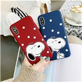 Shockproof TPU frosted Snoopy cute cartoon phone case for iPhone 6/7/8/X/XR/XS Max