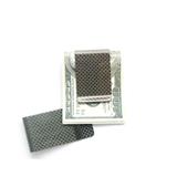 Free shipping Personalized Matt Color 100% Carbon Fiber Box Packing Promotion Bulk Money Clip Carbon Fiber