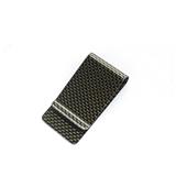 Free shipping wholesale 100% men's genuine carbon fiber money clip birthday gifts for husband
