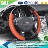 New promotional general genuine LEATHER Microfiber fabric car 15B117A steering wheel cover
