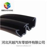 car window flocked rubber seal strip Flock lined sliding window channel