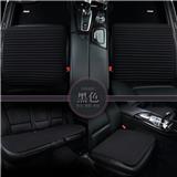 Top selling black 3pcs front and rear car seat cushion