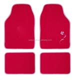 Hot selling Red novelty car accessories custom floor mat