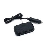 Car Cigar Lighter Socket Splitter, 3 Way Socket Cigarette Lighter adapter