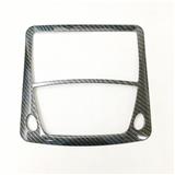 ABS Carbon fiber Chrome For Nissan Navara 2017 Car front reading Lamp light frame Cover Trim car styling Accessories 1pcs/set