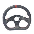 D-shaped leather kart steering wheel