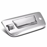 For 2007-2013 Chevy Silverado ABS Chrome Tailgate Handle Cover W/ Key Hole, W/Camera Hole 2PC