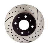 Front Brake kit with Drilled/Slotted Rotors and Ceramic Brake pads for Acura CL TL