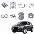 ABS Chrome Full Kits For Mitsubishi ASX 2013 Chrome Covers Full Sets Accessories