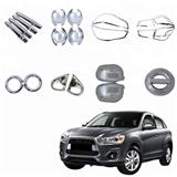 ABS Chrome Full Kits For Mitsubishi ASX 2013 Chrome Covers Full Sets Accessories