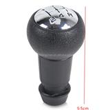 Silver hat gear shift knob 5speed for peugeot 106 205 206 307 407