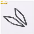 New Arrival Anteke Car Accessories ABS Carbon Fiber Car Sound Trim For Volkswagen T-CROSS 2019