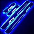 illuminated Acrylic PC multi-color moving led door sill scuff plate for Fordd RS