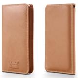 PU leather mini handbag & phone bag for 4.7 & 5.5 inch mobile phone with card slots inside and lanyard