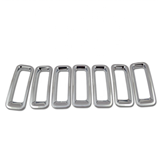 Car Auto Accessories Cover Grid Trim Chrome Car Front Grille Trim For Patriot Chrysler Jeep 2011-2014