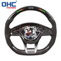 LED Carbon Fiber Steering Wheel Compatible with Mercedes Benz W205 amg model  OHC MOTORS