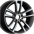 JWL VIA with black machined face size 17 18 nch aftermarket alloy rims for sale