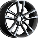 JWL VIA with black machined face size 17 18 nch aftermarket alloy rims for sale