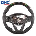 LED Carbon Fiber Steering Wheel Compatible with BMW 5Series OHC MOTORS