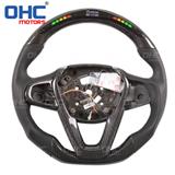 LED Carbon Fiber Steering Wheel Compatible with BMW 5Series OHC MOTORS