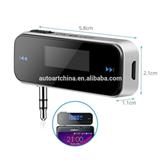 Auto 3.5mm In-car FM Transmitter Radio Audio Adapter