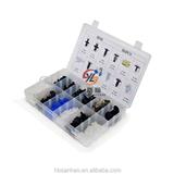 HE66 Auto Clips Nylon Plastic Fasteners Assortment box 385pcs
