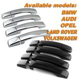 Plastic ABS carbon fiber car door handle cover auto chrome door handle parts bowl cover plates for range and rover sport