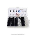 150pcs Auto car door trim panel molding clip plastic screw belt fastener HE31