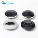 Factory Supply Black Green Oval Badge Wheel Center Hub Cap Emblem 62mm 63mm