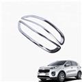 ABS Chrome Exterior Accessories 2 Pcs Rear Tail Light Lamp Cover For KI-A SPORTAGE KX5 2016 2017
