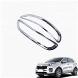 ABS Chrome Exterior Accessories 2 Pcs Rear Tail Light Lamp Cover For KI-A SPORTAGE KX5 2016 2017