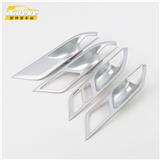 Car Accessories ABS Plastic Silver Interior Handle Cover for BMW X3 2018
