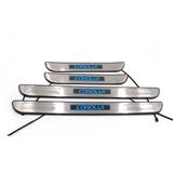 New Interior accessories OEM Type Stainless Steel ABS Plastic  LED Door Sill Scuff Plate For Corolla 2008
