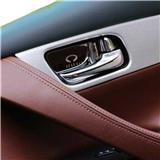 Inside door handles bar knob sticker handle wrist cover decorative trim for Infiniti EX G g37 g25 interior Accessories