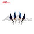 Car Accessories 2018 New car front bumper spoilers Carbon Fiber Universal Front Bumper Fins Carnards
