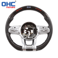 LED Carbon Fiber Steering Wheel Compatible with 2019 Mercedes Benz C class  model  OHC MOTORS